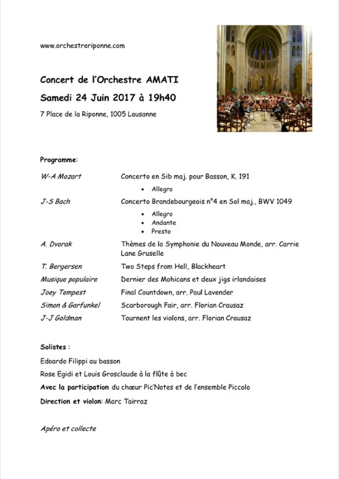 L'Orchestre Amati