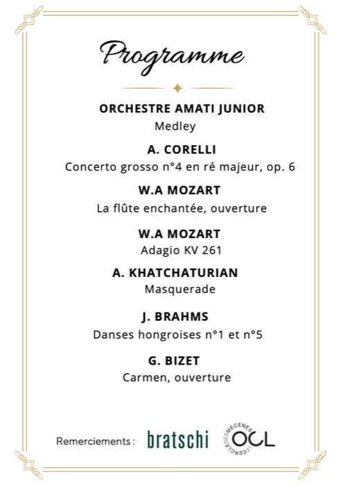L'Orchestre Amati
